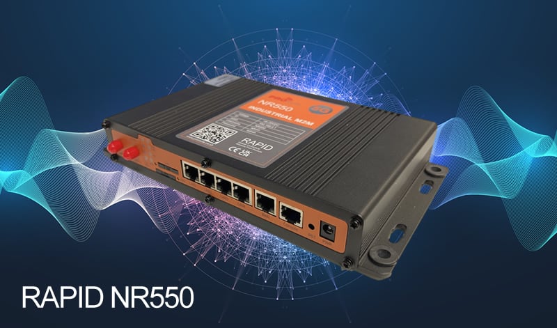 NR550 5G Router supports external 5G antennas