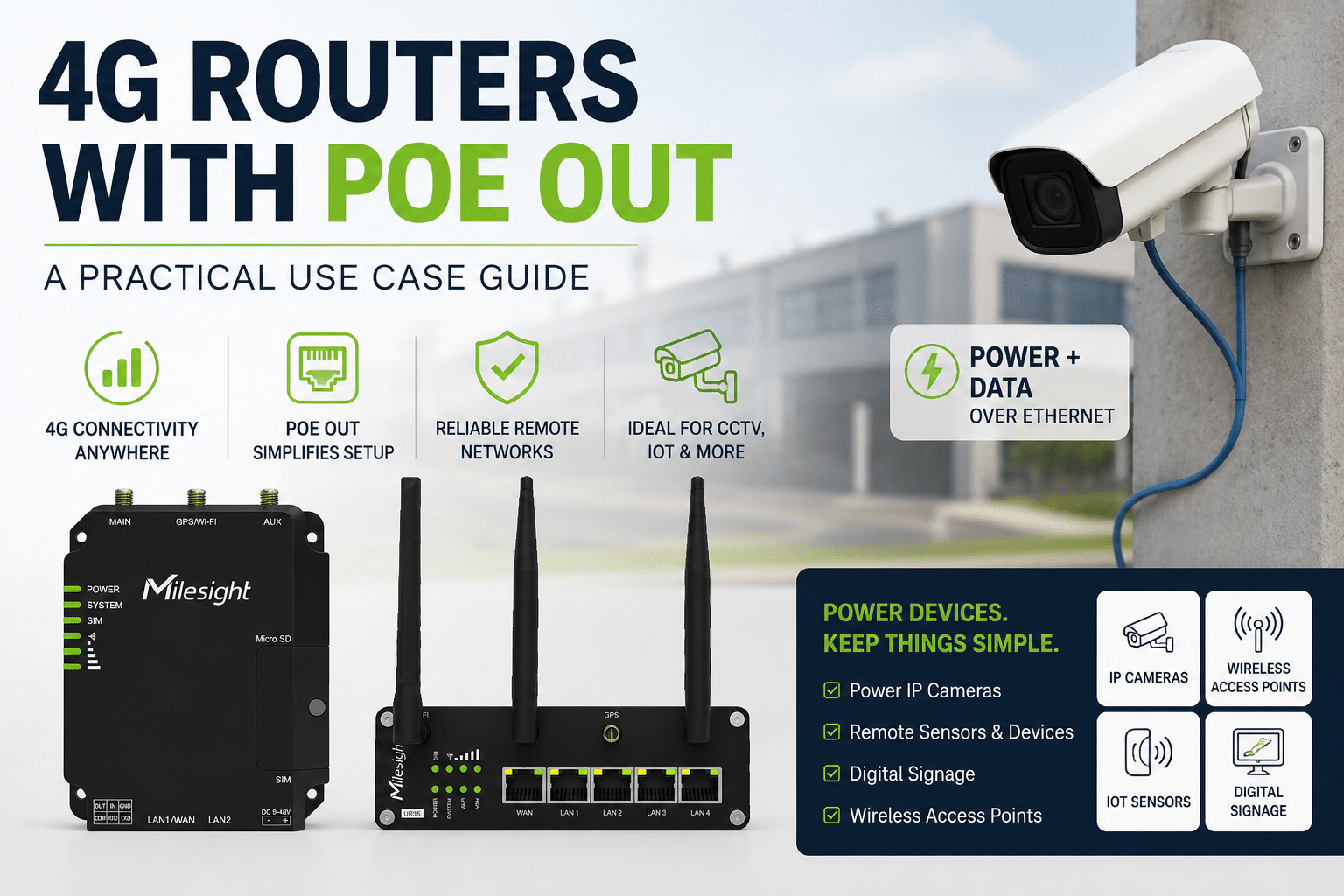 4G Routers With POE Out
