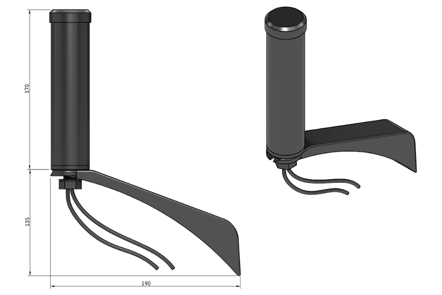 FB-COMBO-LGX-3M Dimensions