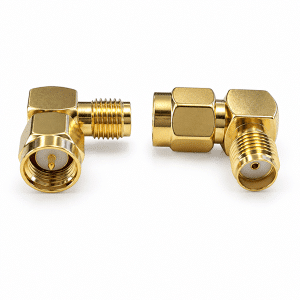 SMA Female to SMA Male Right Angle 90 Degree Adapter